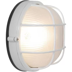 Nauticus Round Outdoor Bulkhead Wall / Ceiling Light