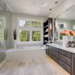 ABF-G6 Multi Speed Exhaust Fan With Humidity/Motion Sensor -Fashion Lighting aerop ABF110DCMH G6 W INST1ba