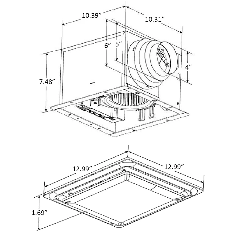 ABF-G15 Exhaust Fan 2 ABF-G15 Exhaust Fan - Image 2