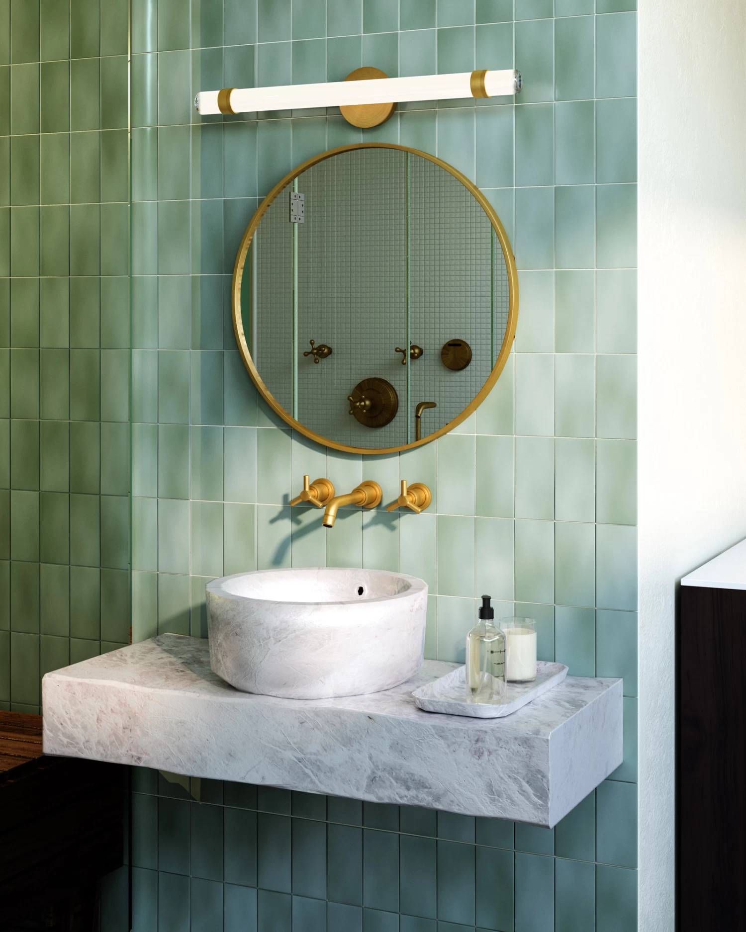 Madison Bathroom Vanity Light 2 Madison Bathroom Vanity Light - Image 2