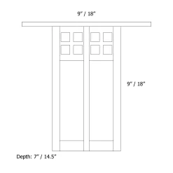 Glasgow Flush Outdoor Wall Sconce