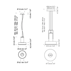 Arne Domus Outdoor Pendant