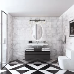 Lunar Oval LED Lighted Mirror