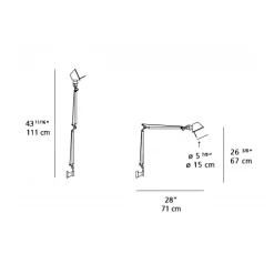 Artemide Tolomeo Mini Plug-In Wall Light