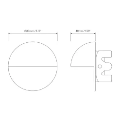 Tivola Recessed Wall Marker Light