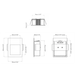 Borgo 90 Recessed Step / Marker Light