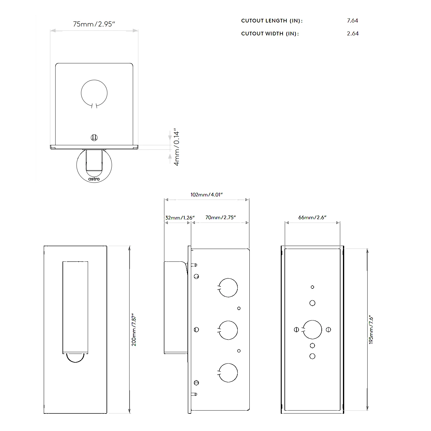 Fuse 3 Recessed Wall Sconce With USB Port 1 Fuse 3 Recessed Wall Sconce With USB Port