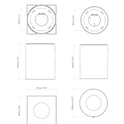 Kos Surface Mount Downlight