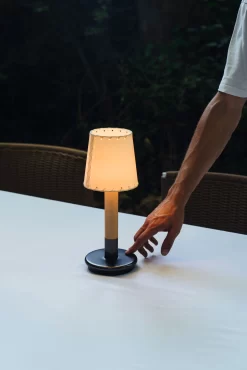 Basica Minima Portable Table Lamp -Fashion Lighting basica minima battery app2