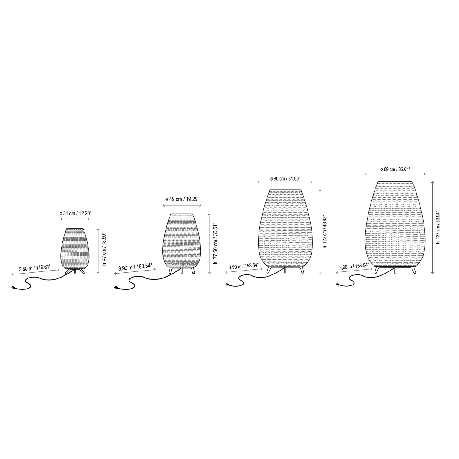 Amphora Outdoor Plug-in Floor Lamp 1 Amphora Outdoor Plug-in Floor Lamp