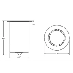 Carlsbad Flange Outdoor Well Light 12V