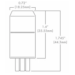 Beacon T5 Wedge 2W 12V 2700K 84CRI 25-PACK