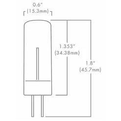 Blaze G4 Bipin Base Flame Effect 12V LED 10-PACK