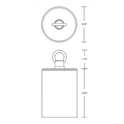 Bryce Outdoor MR16 Downlight Pendant 12V