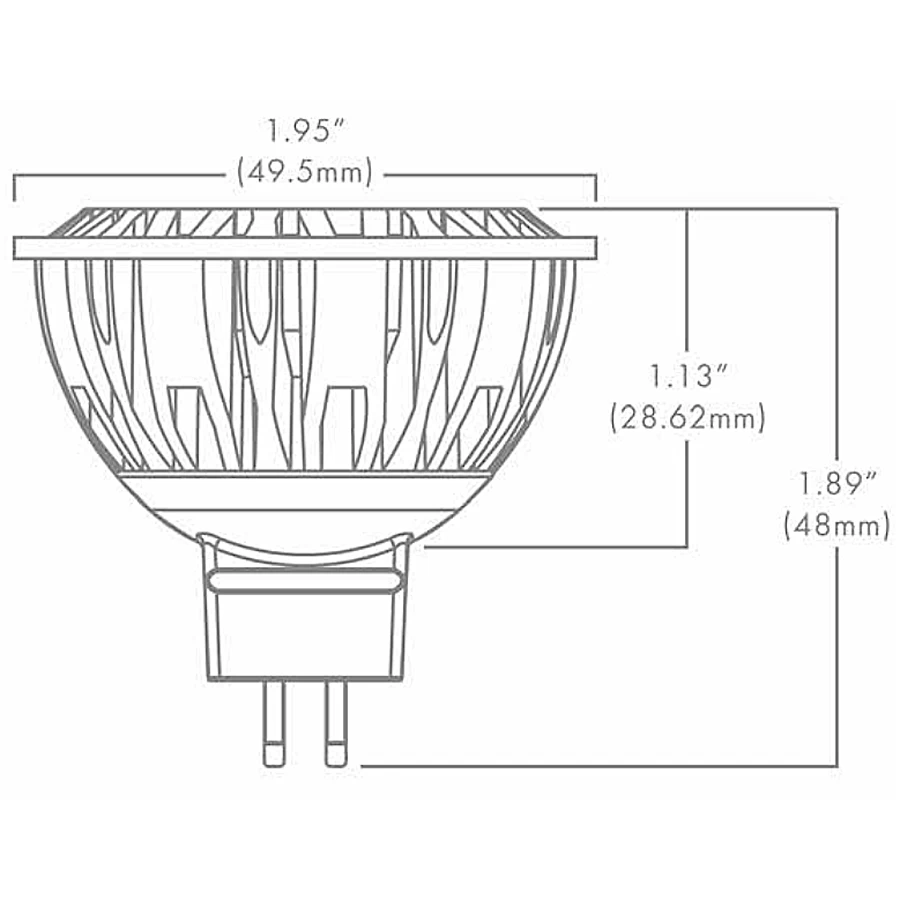 MR16 GU5.3 Base 4W 12V 15Deg 2700K 85CRI 10-PACK 1 MR16 GU5.3 Base 4W 12V 15Deg 2700K 85CRI 10-PACK