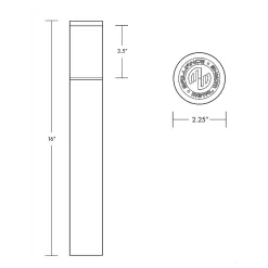 Olympic Outdoor Bollard Light 12V