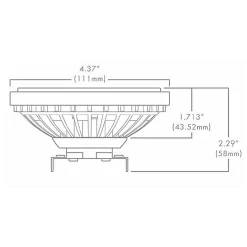 PAR36 G35 Base 7W 12V 30Deg 2700K 85CRI 10-PACK