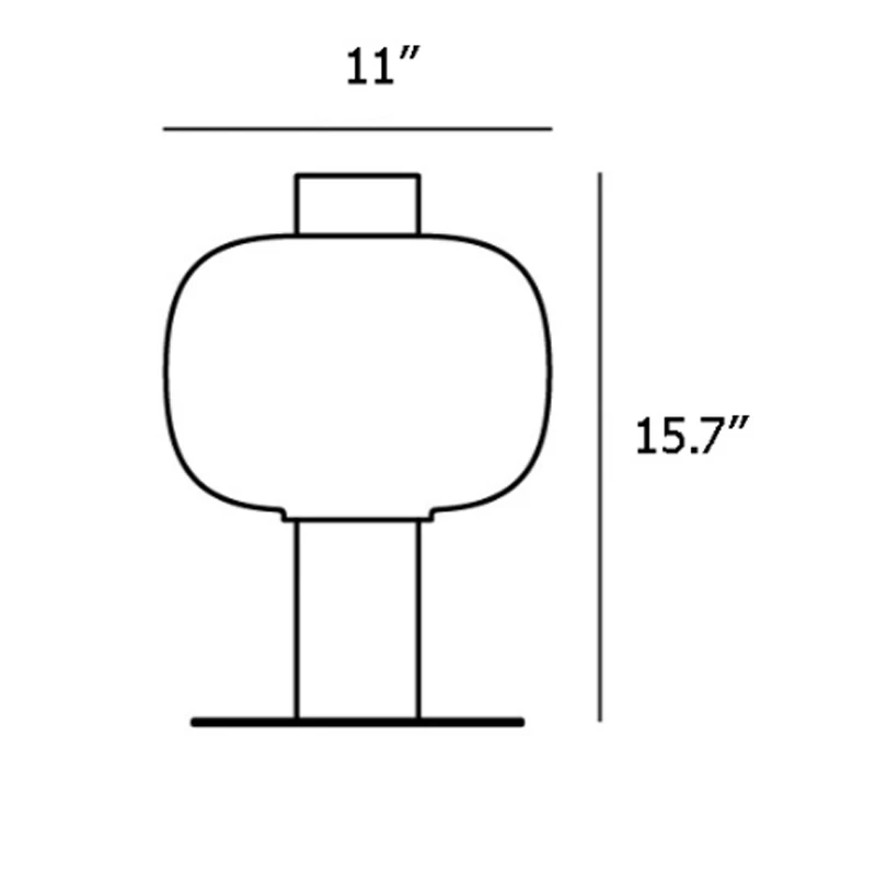 Bonbori Outdoor Table Lamp - Overstock 1 Bonbori Outdoor Table Lamp - Overstock