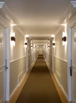 Acuo LED Wall Sconce -Fashion Lighting cer acuowall hallway