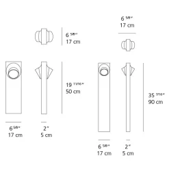 Artemide Ciclope Double Outdoor Floor Light