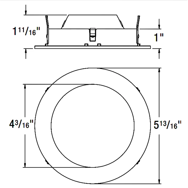 ECO 5IN Round Fixed Wall Wash Trim 1 ECO 5IN Round Fixed Wall Wash Trim