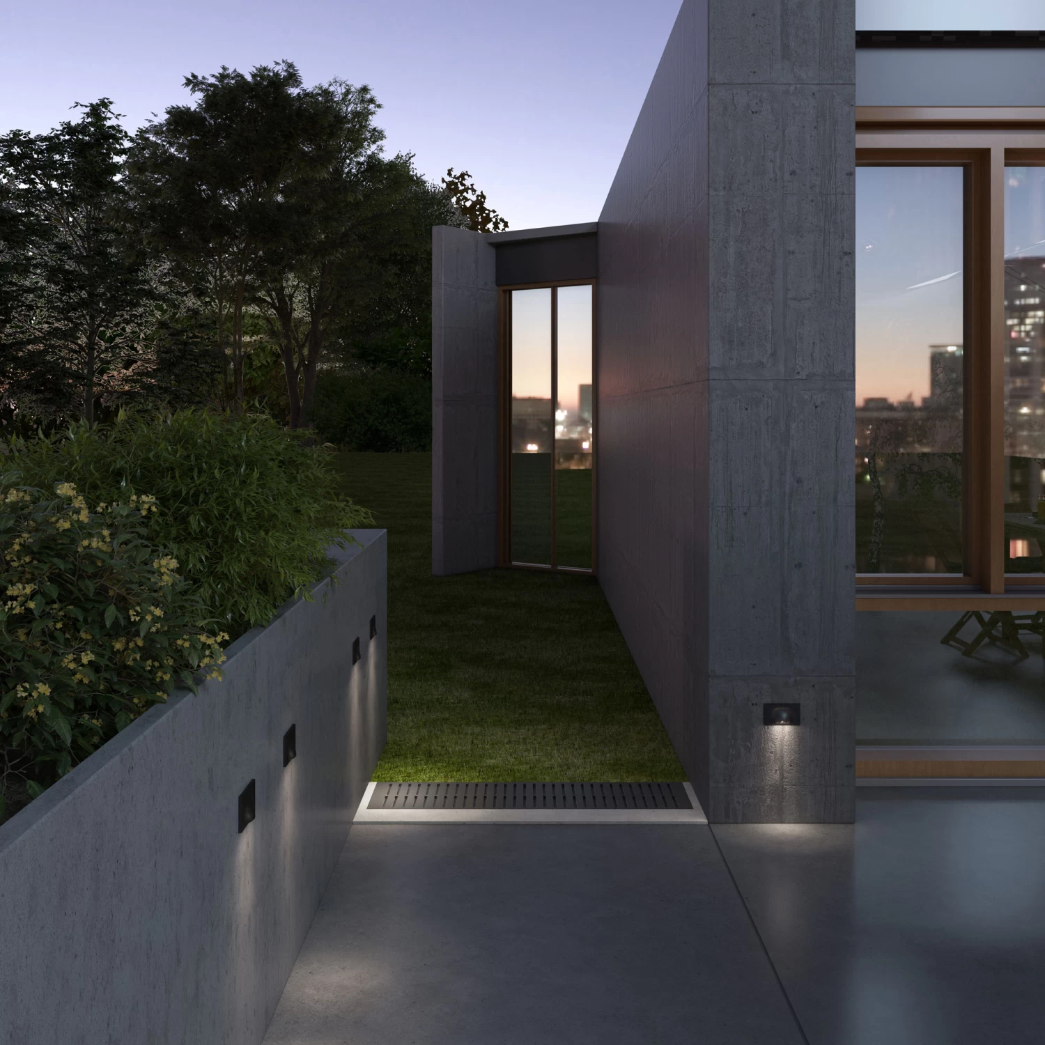 120V Horizontal Step Light With Eyelid 2 120V Horizontal Step Light With Eyelid - Image 2