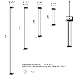 In The Tube 360 Vertical Pendant