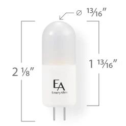 JC GY6.35 Bi-Pin Base Warm Dim 12V 90CRI 2-PACK