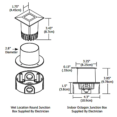 Sun3 Square RGB LED Recessed Uplight/Steplight 1 Sun3 Square RGB LED Recessed Uplight/Steplight