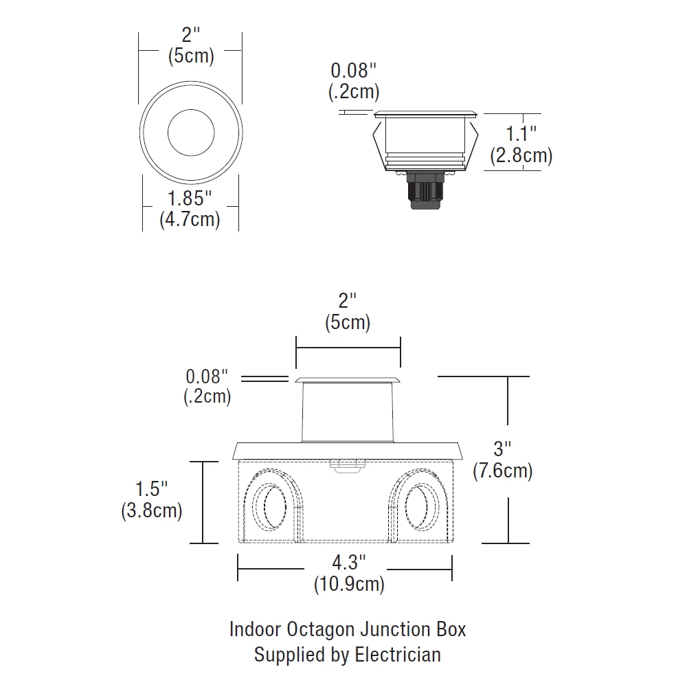 Miniport LED Surface Trim Step Light 1 Miniport LED Surface Trim Step Light