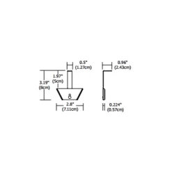 Spring Clip For Wood Installation