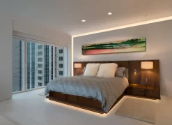Verge Wall 5W Warm Dim Plaster-In System -Fashion Lighting edge verge wall install bedroom