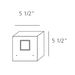 Artemide Effetto Square 4 X 90 Degree Outdoor Wall Light