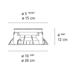 Artemide Ego 150 Spot Outdoor Round Recessed Ground Light