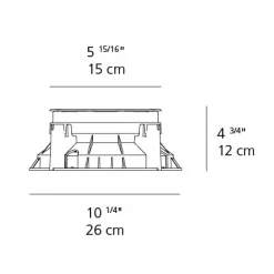 Artemide Ego 150 Spot Outdoor Square Recessed Ground Light