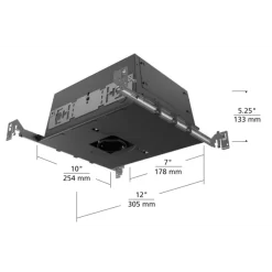 2IN RD Flanged Adjustable Chicago Plenum Housing