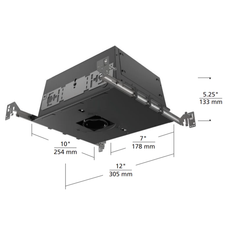 2IN RD Flanged Adjustable Chicago Plenum Housing 1 2IN RD Flanged Adjustable Chicago Plenum Housing