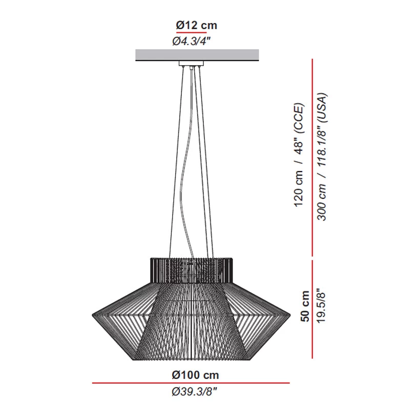 Koord 103 Outdoor Pendant 1 Koord 103 Outdoor Pendant