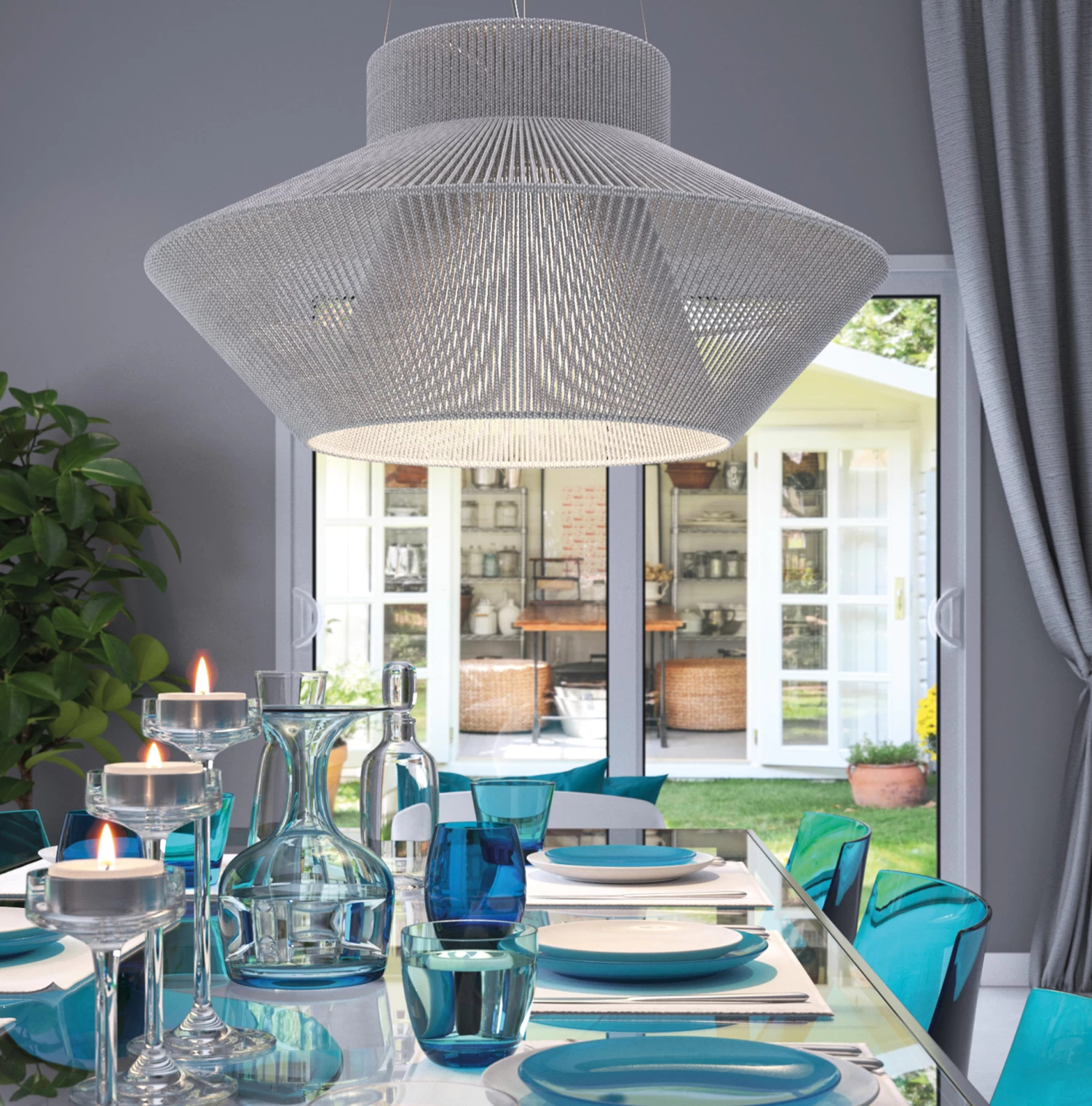 Koord 103 Outdoor Pendant 2 Koord 103 Outdoor Pendant - Image 2