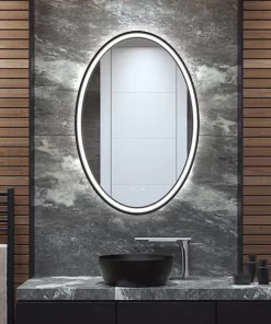 Brilliance Oval Lighted Mirror