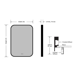 Eminence Lighted Mirror