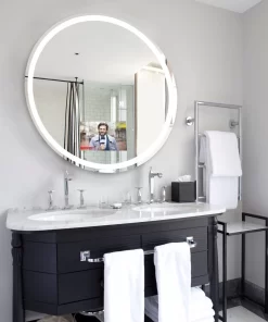 Eternity Round Lighted Mirror -Fashion Lighting em eternity img04