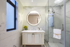 Eternity Round Lighted Mirror -Fashion Lighting em eternity rd bathroom01