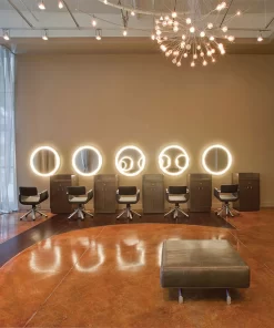 Eternity Round Lighted Mirror -Fashion Lighting em eternity rd salon