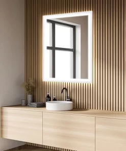 Silhouette Rectangle Lighted Mirror -Fashion Lighting em silhouette addtl img2