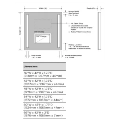 Silhouette Lighted Mirror With TV
