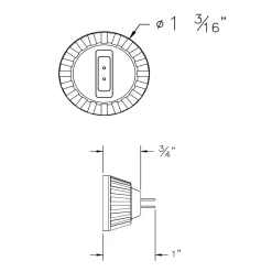 JC G4 Bi-Pin Base Directional 3W 12V 2700K 90CRI 2-Pack