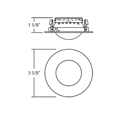 Shower Dome Round 3 Inch Trim 1 Shower Dome Round 3 Inch Trim