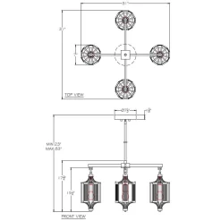 Bristol Outdoor Chandelier