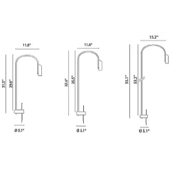 Caule Outdoor 120V Bollard